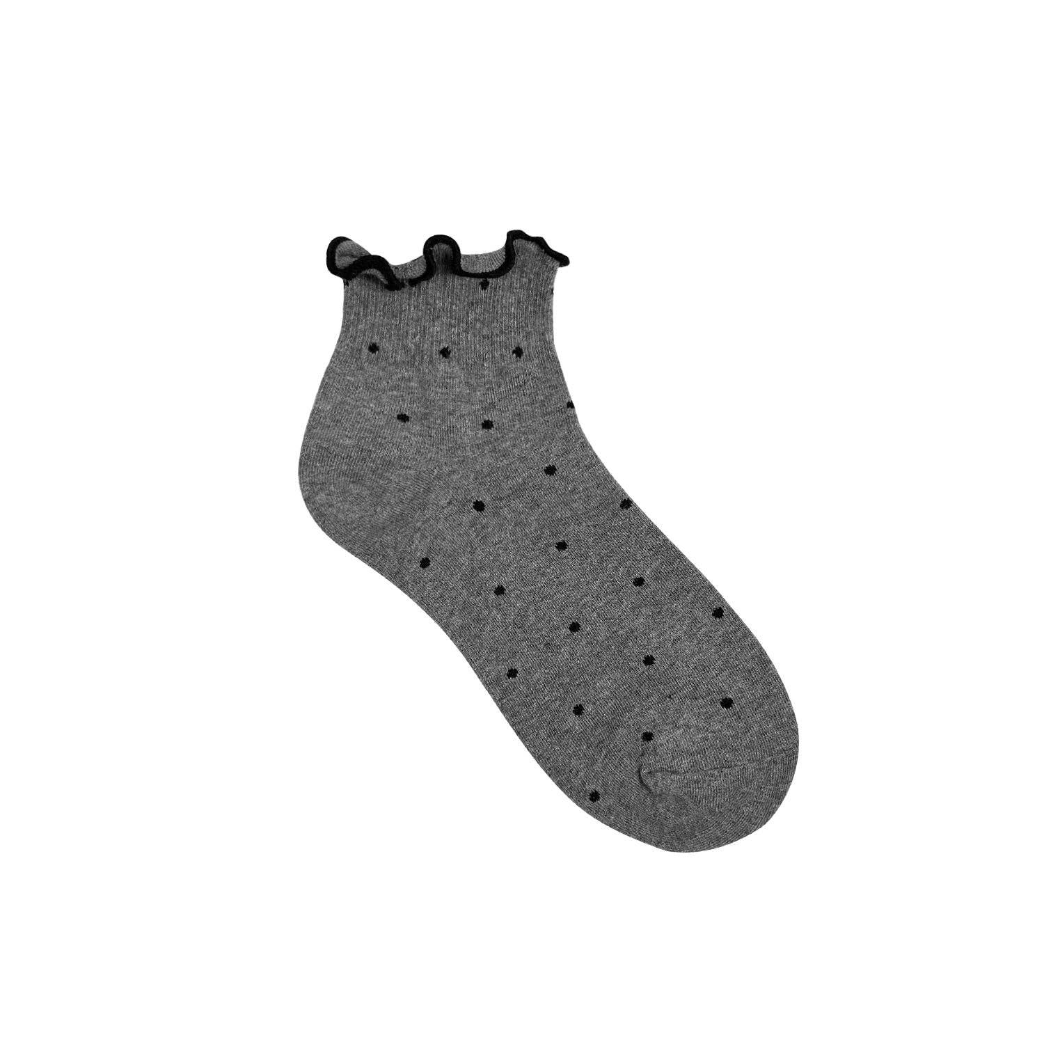 7DAYSSOCKS - Wholesale Socks - Women's - Women's Crew Frill Dot Socks10