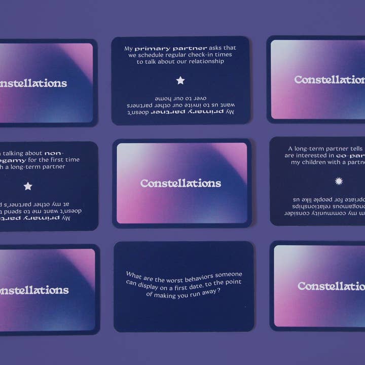 Gender Games – Jogo de cartas por atacado – Constellations - jogo de discussão e tabuleiro sobre poliamor | INGLÊS3