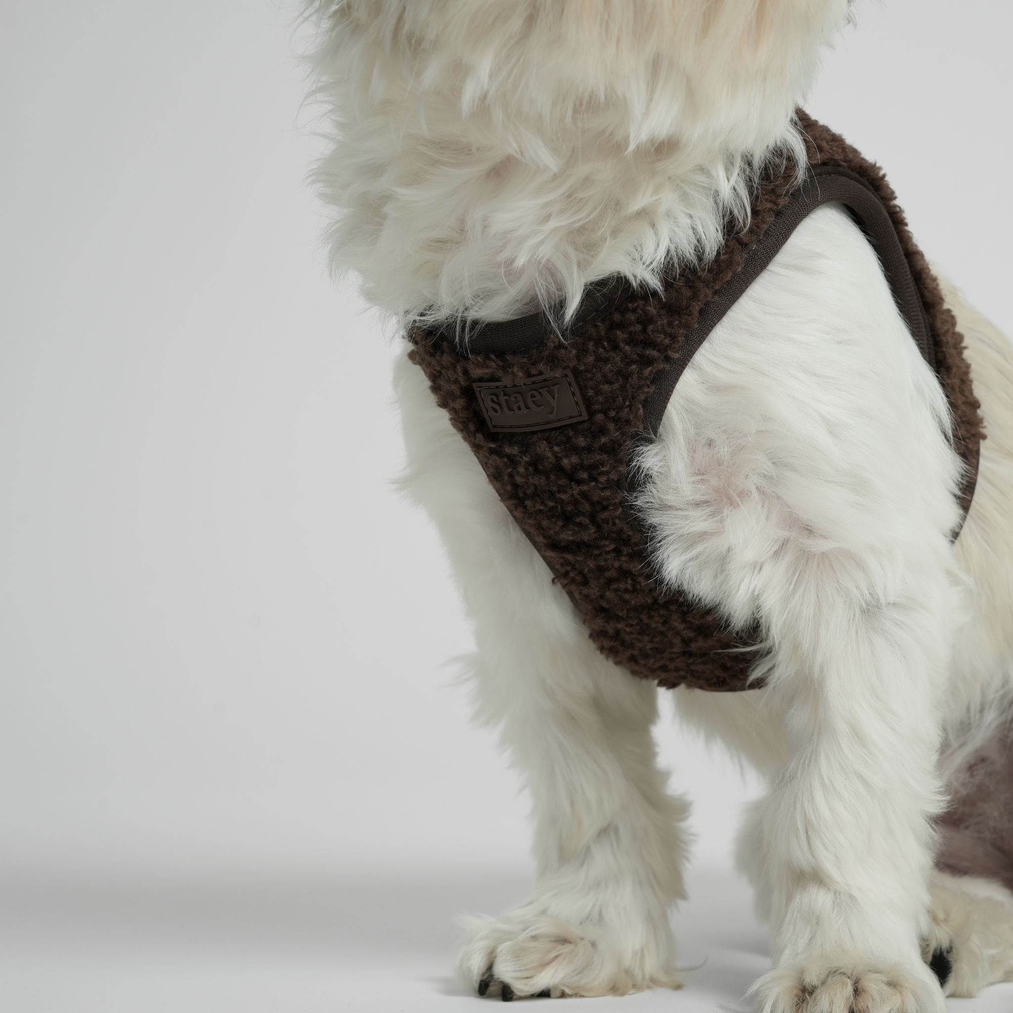 Staey - Wholesale Pet Harness - Dog - Step-In Dog Harness Teddy | Espresso4