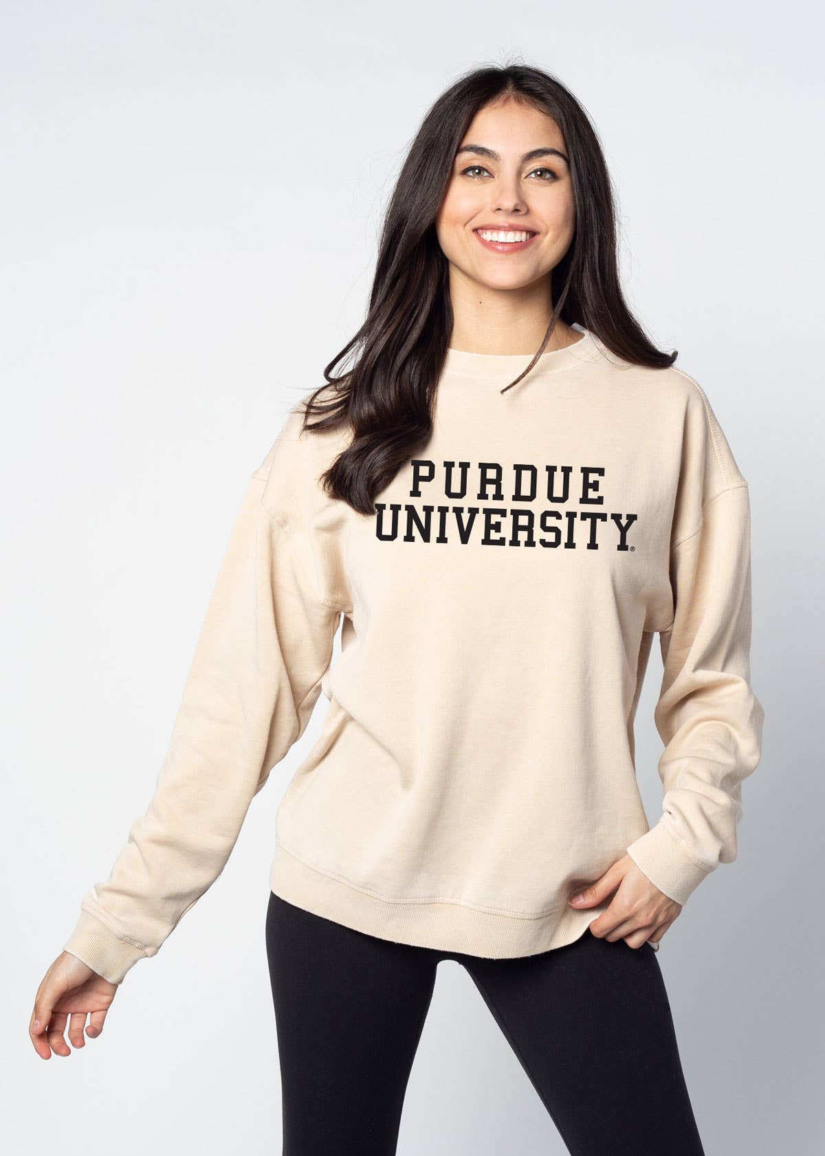 chicka-d - Venta al por mayor Sudadera estampada - Mujer - Sudadera Big Ten Campus Crew13