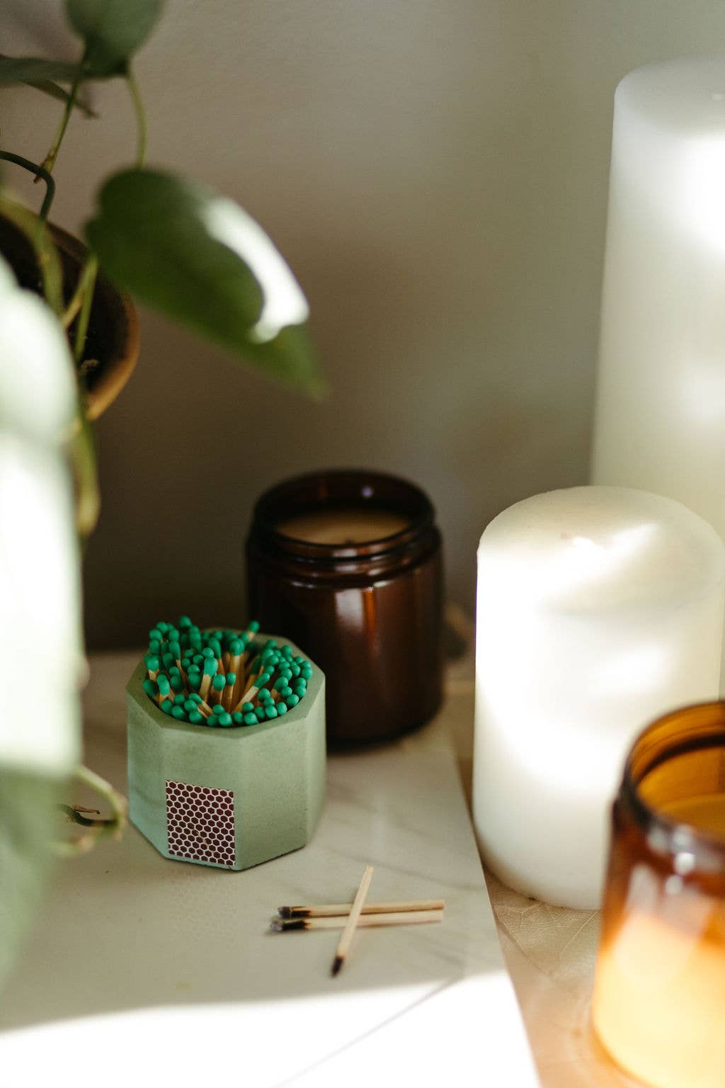 Tenn Prairie - Wholesale Match Holder - Concrete Match Holder – Modern Design with 2-Inch Safety Matches6