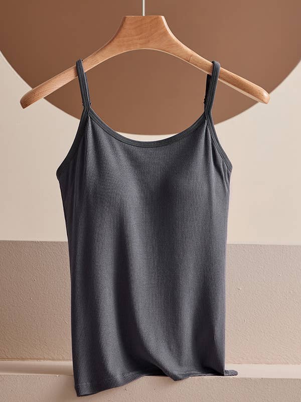 Hope & Sunshine - Wholesale Camisole - Women's - Modal Padded Longline Camisole Top20