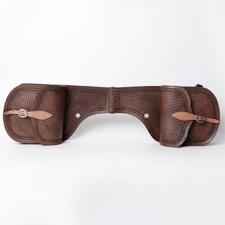 HILASON - Wholesale Horseback Riding Gear - HILASON Soft Leather Horse Saddle Bag Brown | Equestrian Western Adjustable Closure37