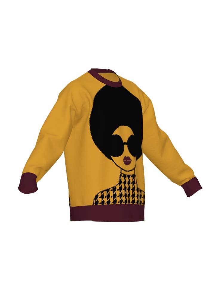 DUA MENKA - Wholesale Knit Sweater - Women's - Angi Diva Knit Sweater - Yellow7