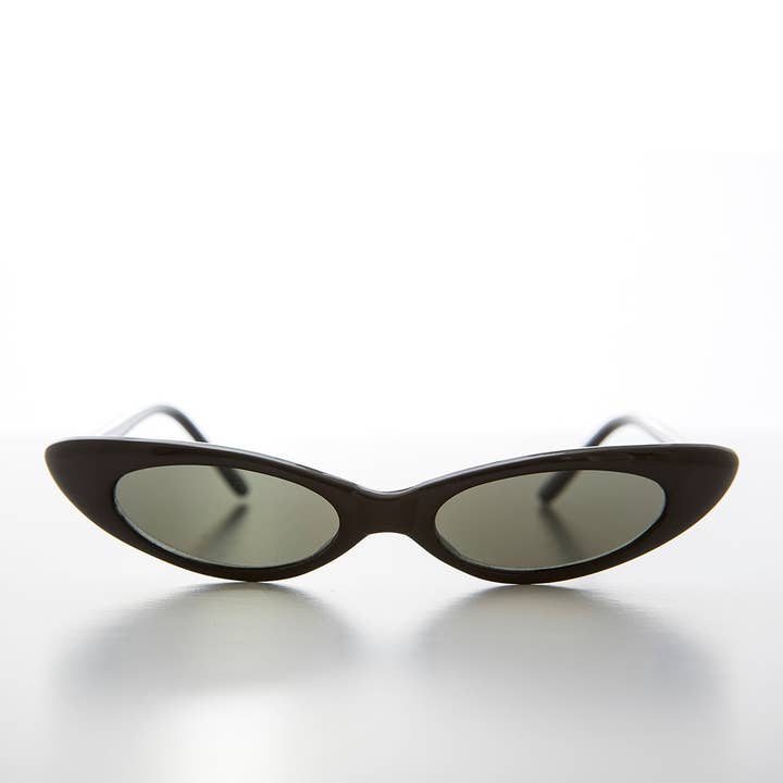 Skinny Punk Rock Cat Eye Sunglass - Slim for wholesale by SUNGLASS MUSEUM