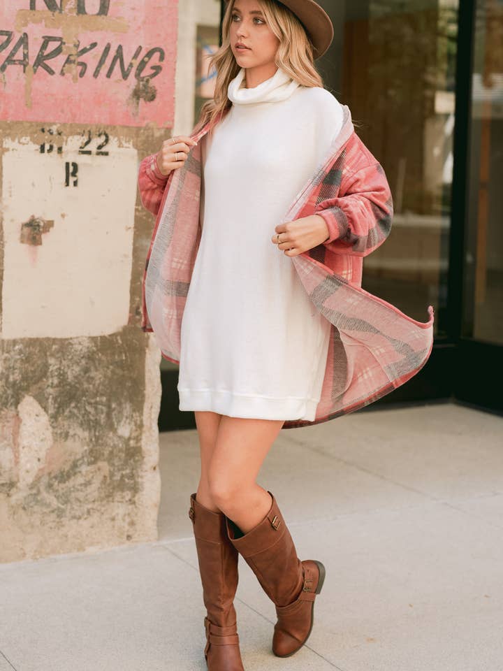 Phil Love - Wholesale Kimono - Women's - T872F02 - Preppy Plaid Loose-Fit Women's Kimono Cardigan22