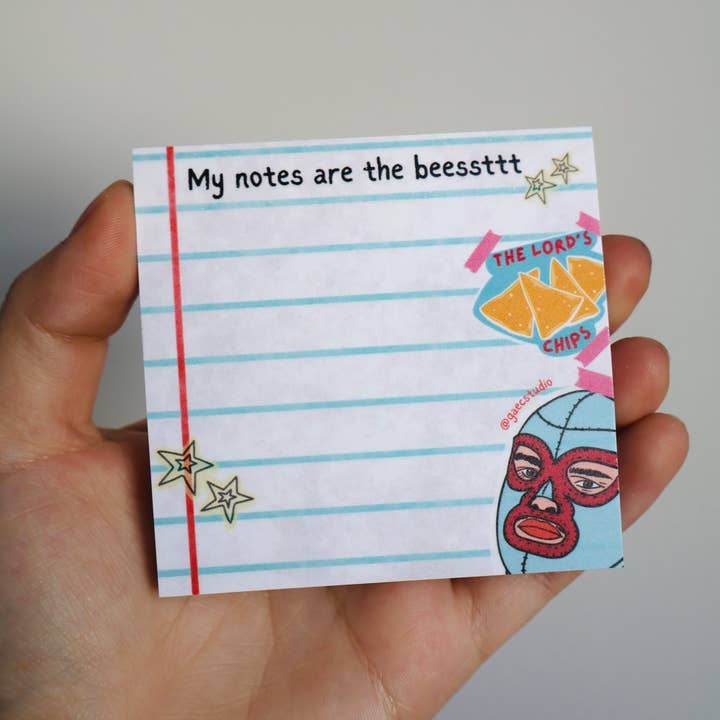 My notes are the best - Sticky notes Pop Culture for wholesale by Gaec Studio