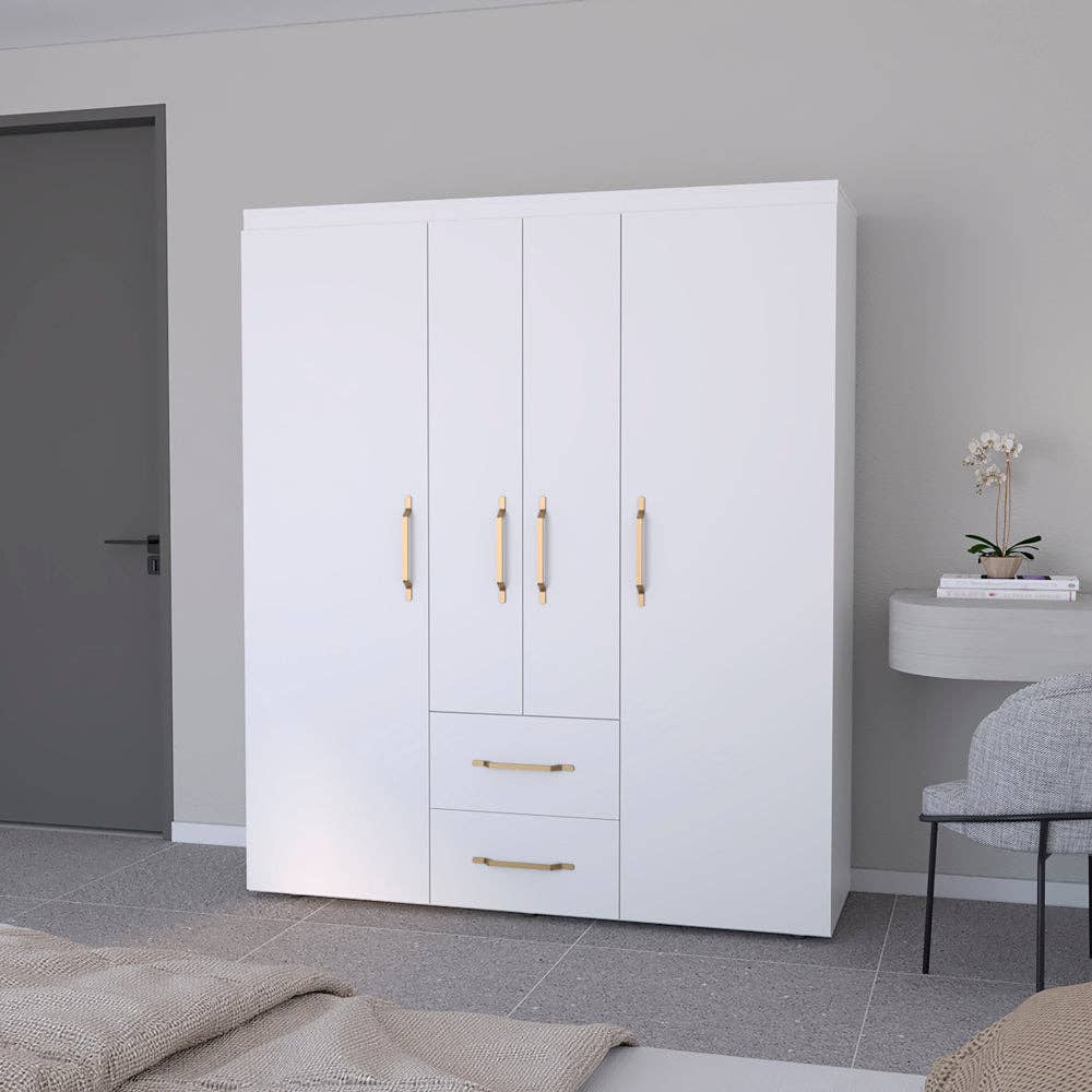 Treevol Furniture - Wholesale Bedroom Furniture - Armoire Elma, Bedroom, White1