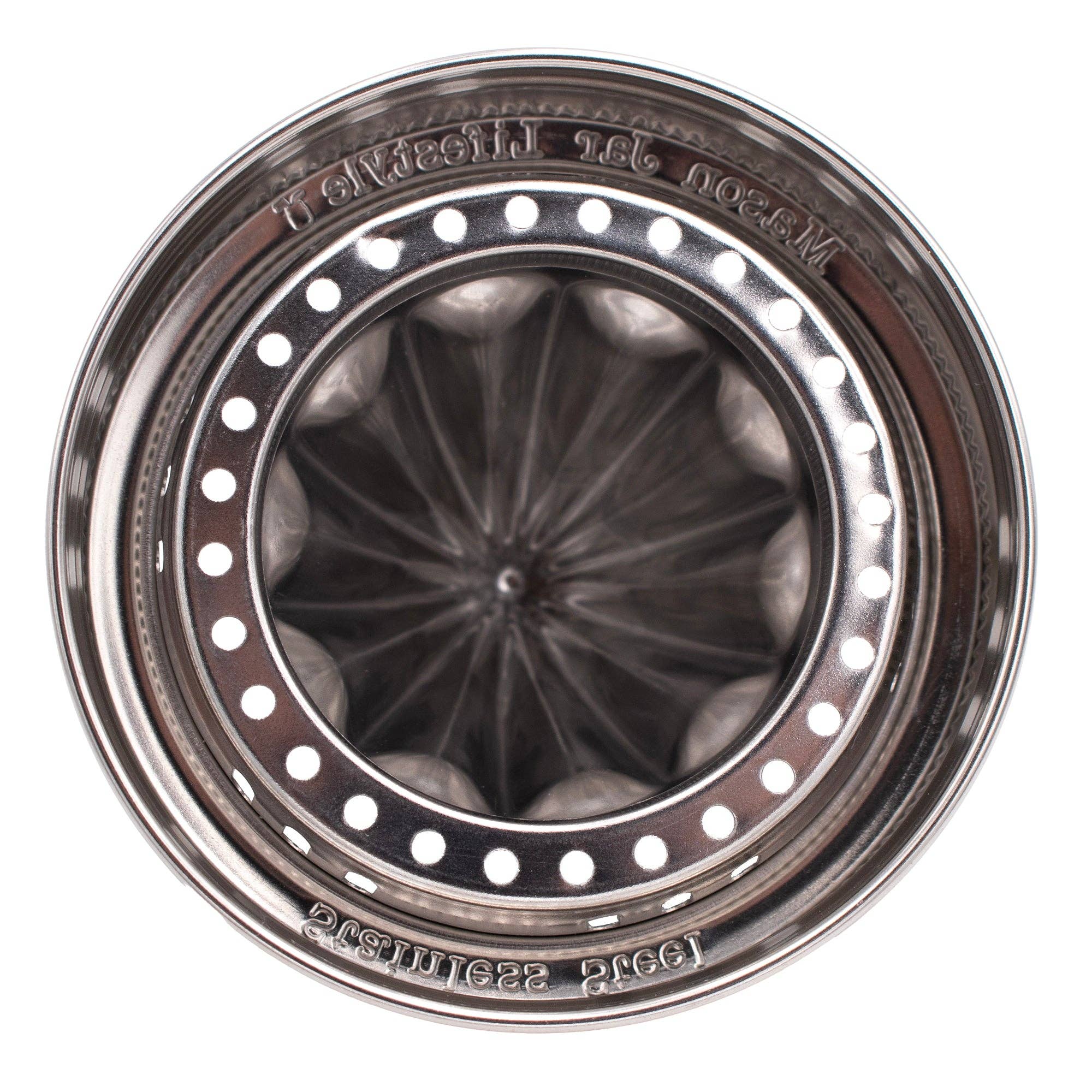 Mason Jar Lifestyle - Vente Couvercle de boisson - Couvercle à jus en acier inoxydable pour bocaux Mason à large ouverture7