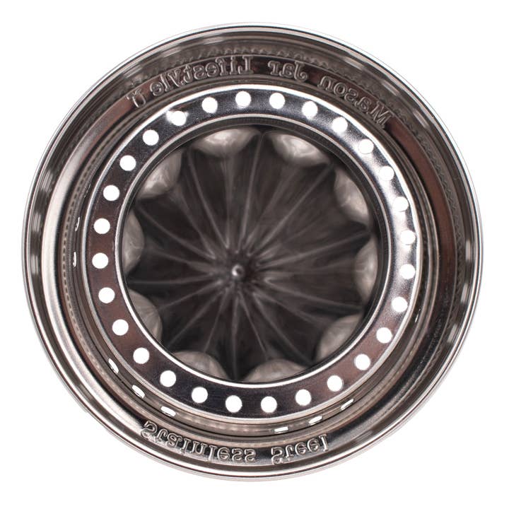 Mason Jar Lifestyle - Wholesale Drink Lids - Stainless Steel Juicing Lid for Wide Mouth Mason Jars7