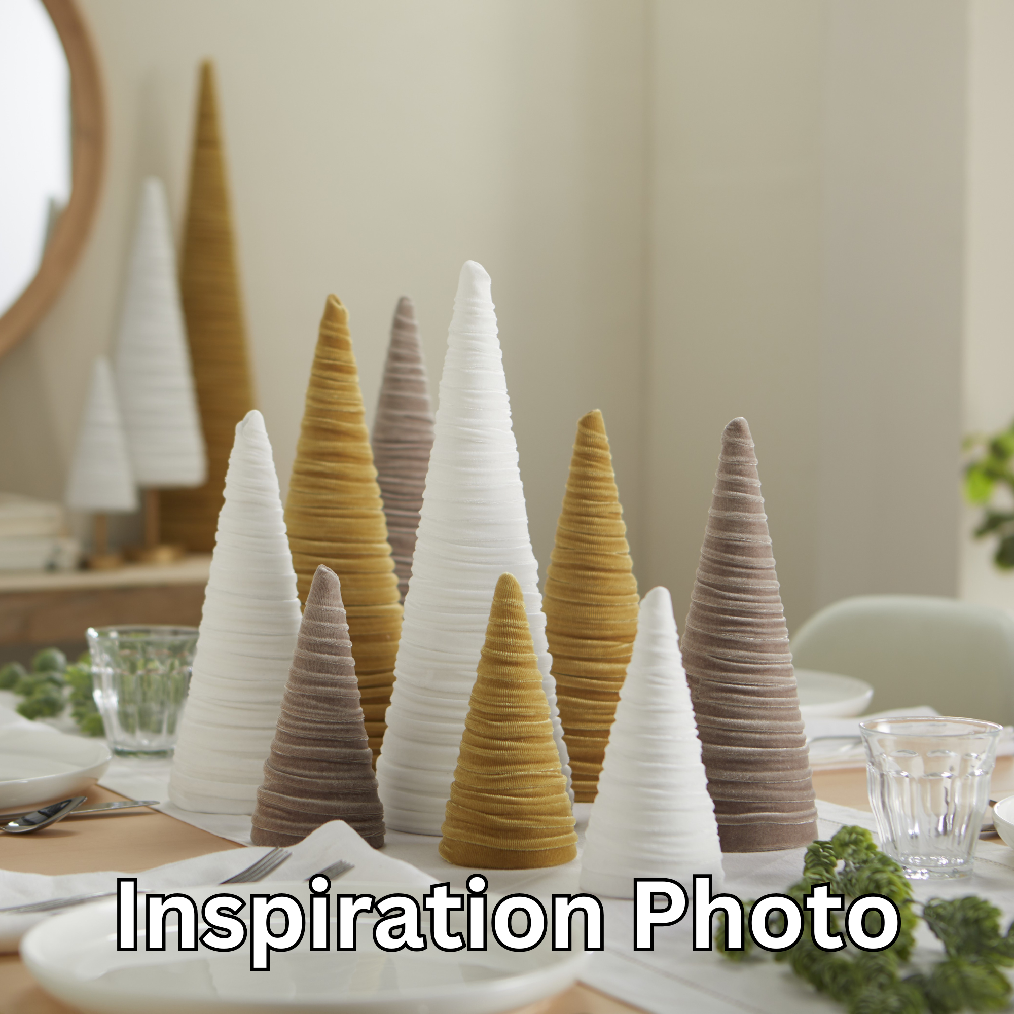 Your Heart's Content - Wholesale Decorative Tabletop Object - Trees Velvet Medium, Spring Accent Tablescape, Valentines20