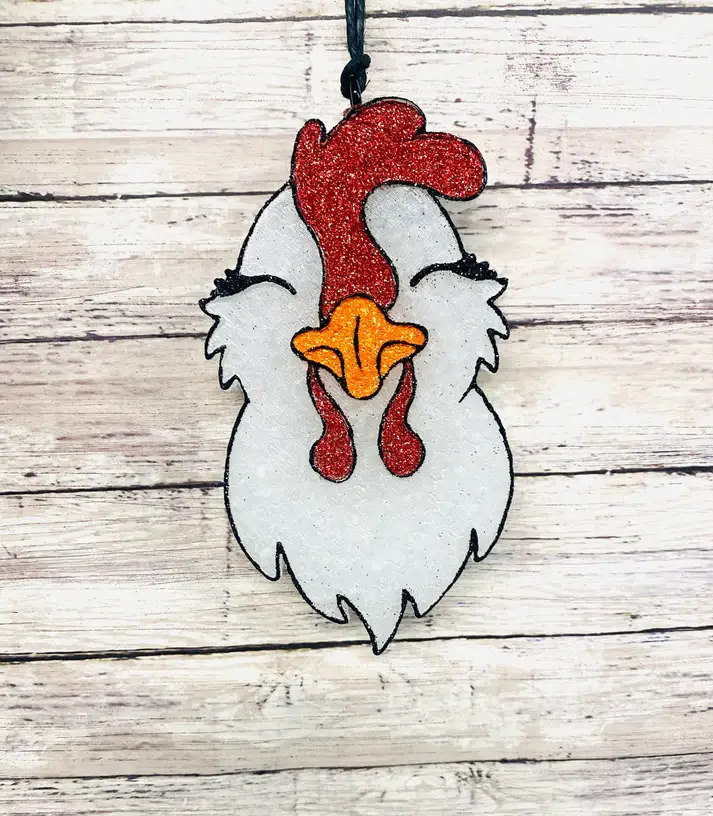Scent Story Freshies - Wholesale Car Freshener - Unisex - Chicken With Lashes Car Freshie/Car Scent/Air Freshener4