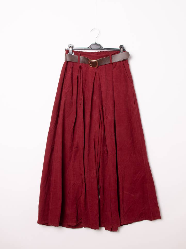 Pépouz' Paris - Wholesale Pants - Women's - Corduroy cotton palazzo pants PPN255125