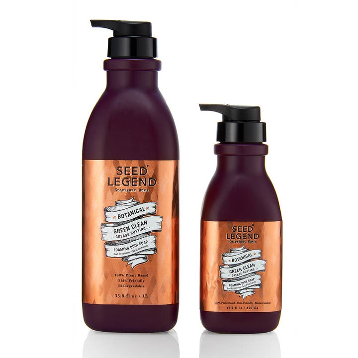 Green Clean Dish Foam - Chemical Free Dish Wash for wholesale by Seed Legend