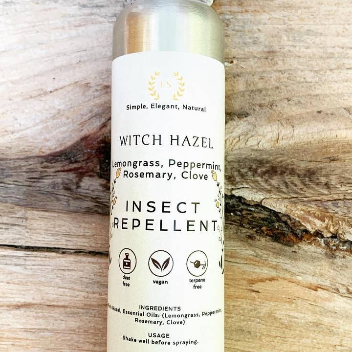 Natural Bug Spray - Outdoor Spray | DEET free Insect Repellent | Witch Hazel & Essential Oils | Repels Mosquitoes, Ticks, Gnats for wholesale by LusitaniaSoaps