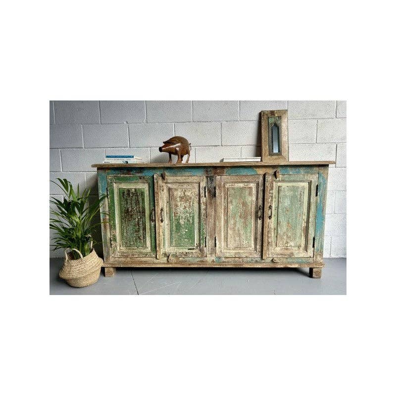 Paloma Black (Casa Natura Design, S.L.) - Wholesale Sideboard - Spectacular One-Of-A-Kind Panelled Indian Wooden Sideboard0