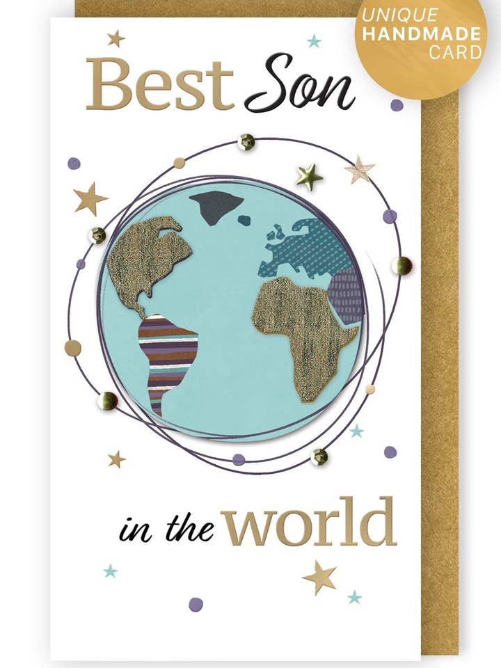 Son - World Globe - Champagne - Second Nature for wholesale by Second Nature Ltd