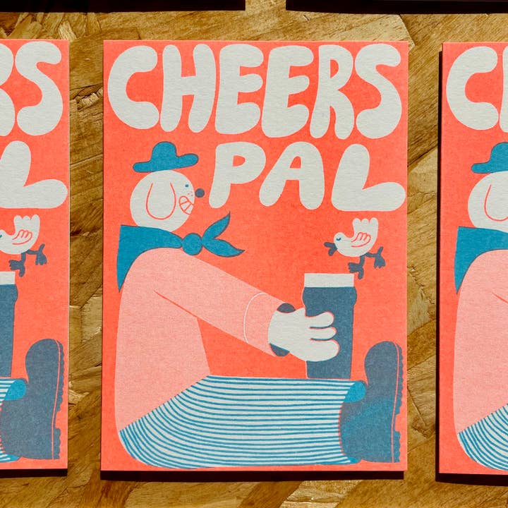 YUK FUN – wholesale Friendship card – Cheers Pal Card by YUK FUN3