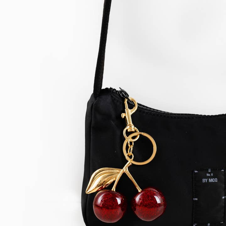 Sessori - Wholesale Purse/Bag Accessory - Women's - Glossy Cherry Bag Charm