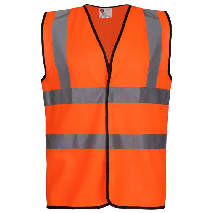 TuffStuff Workwear – wholesale Safety vest – Unisex – Fort Hi Vis Vest, Velcro Fastening, Comfortable & Breathable0