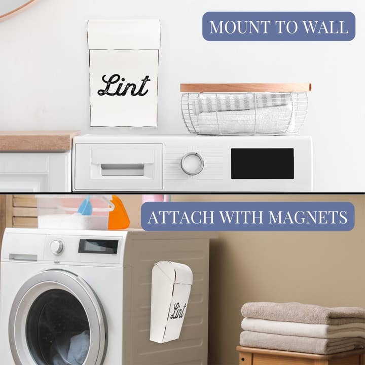 Kurated Korner - Wholesale Kitchen storage/organiser - AuldHome Design Enamelware Lint Holder Bin5