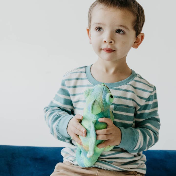 The Petting Zoo - Vendita all'ingrosso Peluche - Bambini e neonati - Camaleonte Piccolo Wild Onez da 10" (25cm)