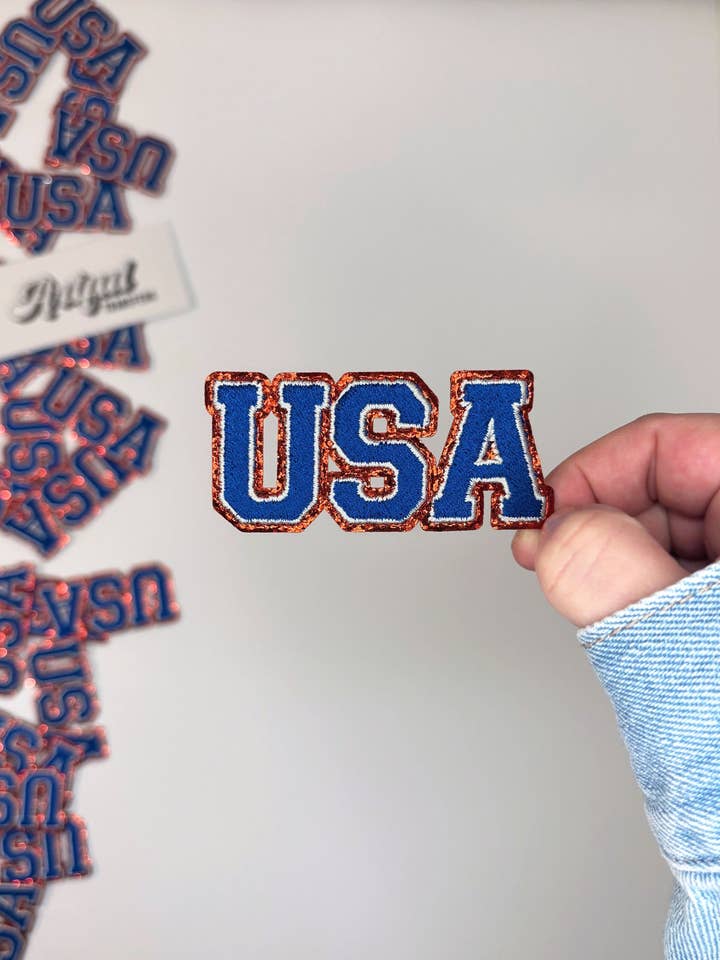 USA - Iron-on Patch for wholesale by Artful Transfers