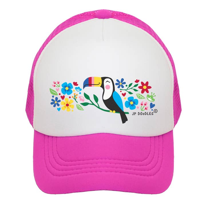 Toucan Kids Trucker Hat for wholesale by JP Doodles