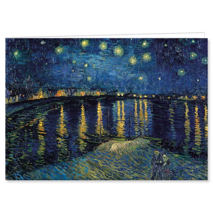 Starry Night, Arles - Vincent van Gogh - Fine Art Blank Card for wholesale by Ganymed Press