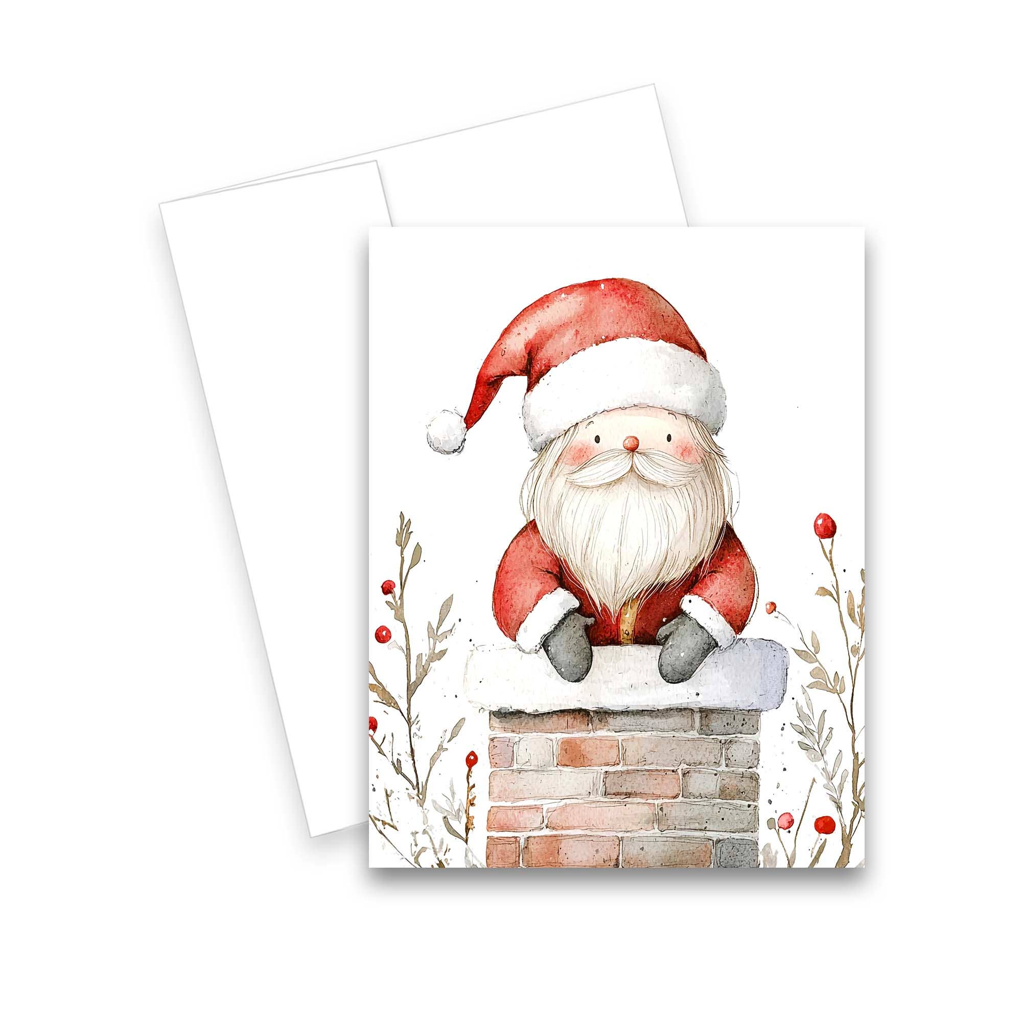 Aria Rae – Engroshandel Julekort – Assorterede julemanden juletræ lykønskningskort, sæt med 64