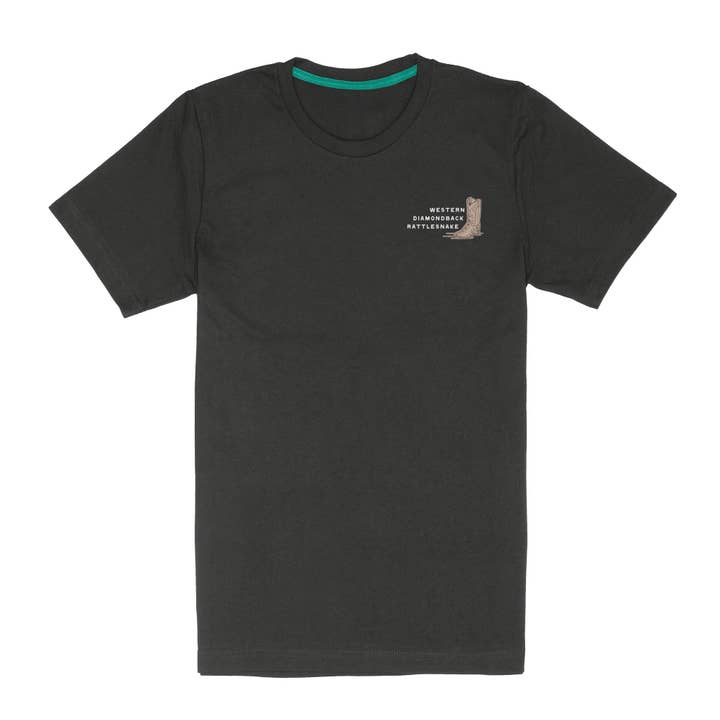 Vintage Black Rattlesnake T-Shirt for wholesale on Faire