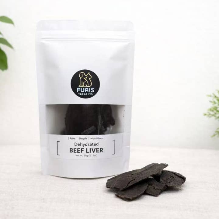 Foie de bœuf déshydraté 60g pour la vente par Furis Treat Co.