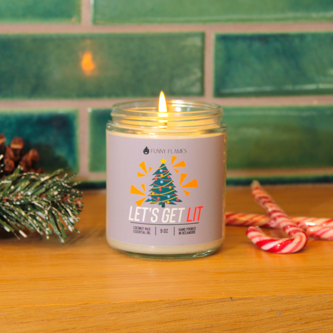 Funny Flames Candle Co - Les Creme - Wholesale Jar/Filled Candle - Holiday 2025 Best Sellers Collection 9oz Candles83