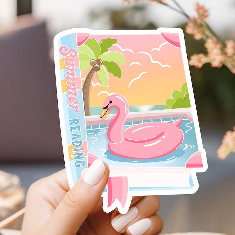 Market by Mari - Wholesale Sticker - Summer Reading Sticker0