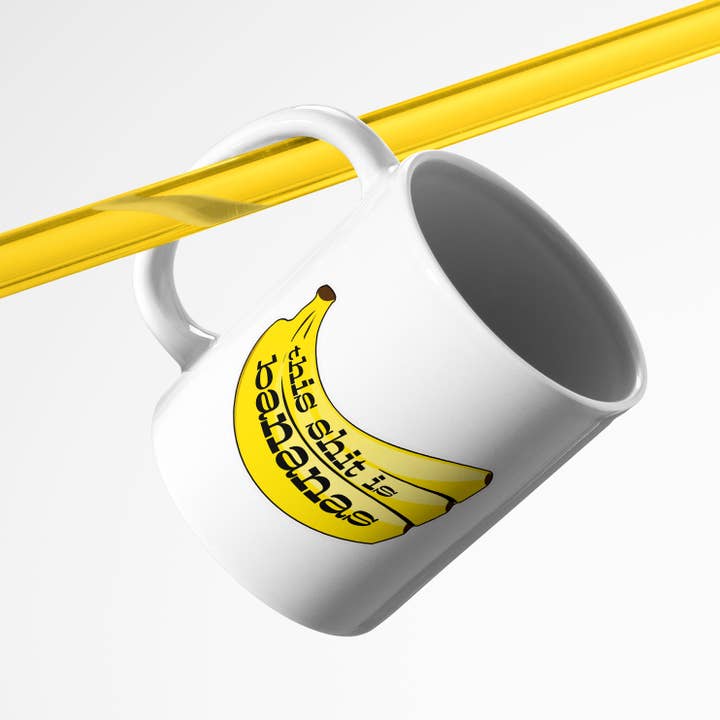 Bananas Coffee Mug for wholesale by Dumpy Sue