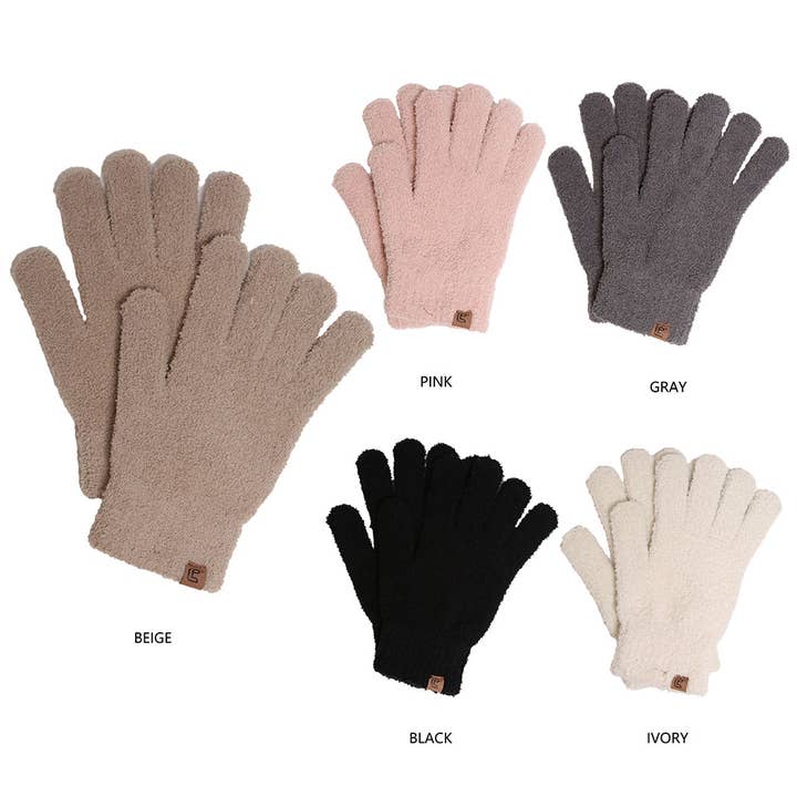 Fashion City - Wholesale Gloves - Women's - Winter Solid Color Luxury Soft Gloves1