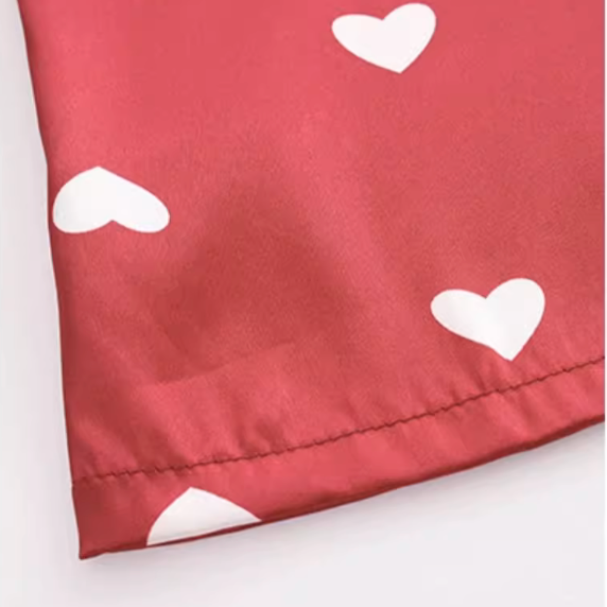 DrifWoo - Wholesale Sleepwear Set - Women's - Romantic Red Heart Satin Pajamas Women Set Gift for Her7