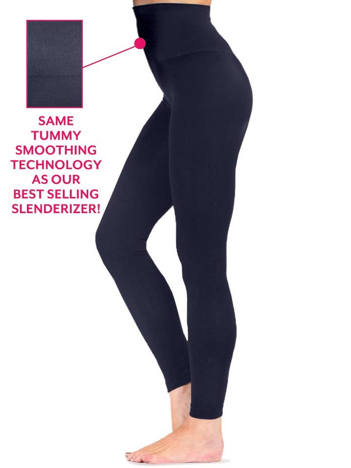 Legging côtelé mat pour lisser le ventre (9 L) pour la vente par TINA Stephens Italy/Tees By Tina