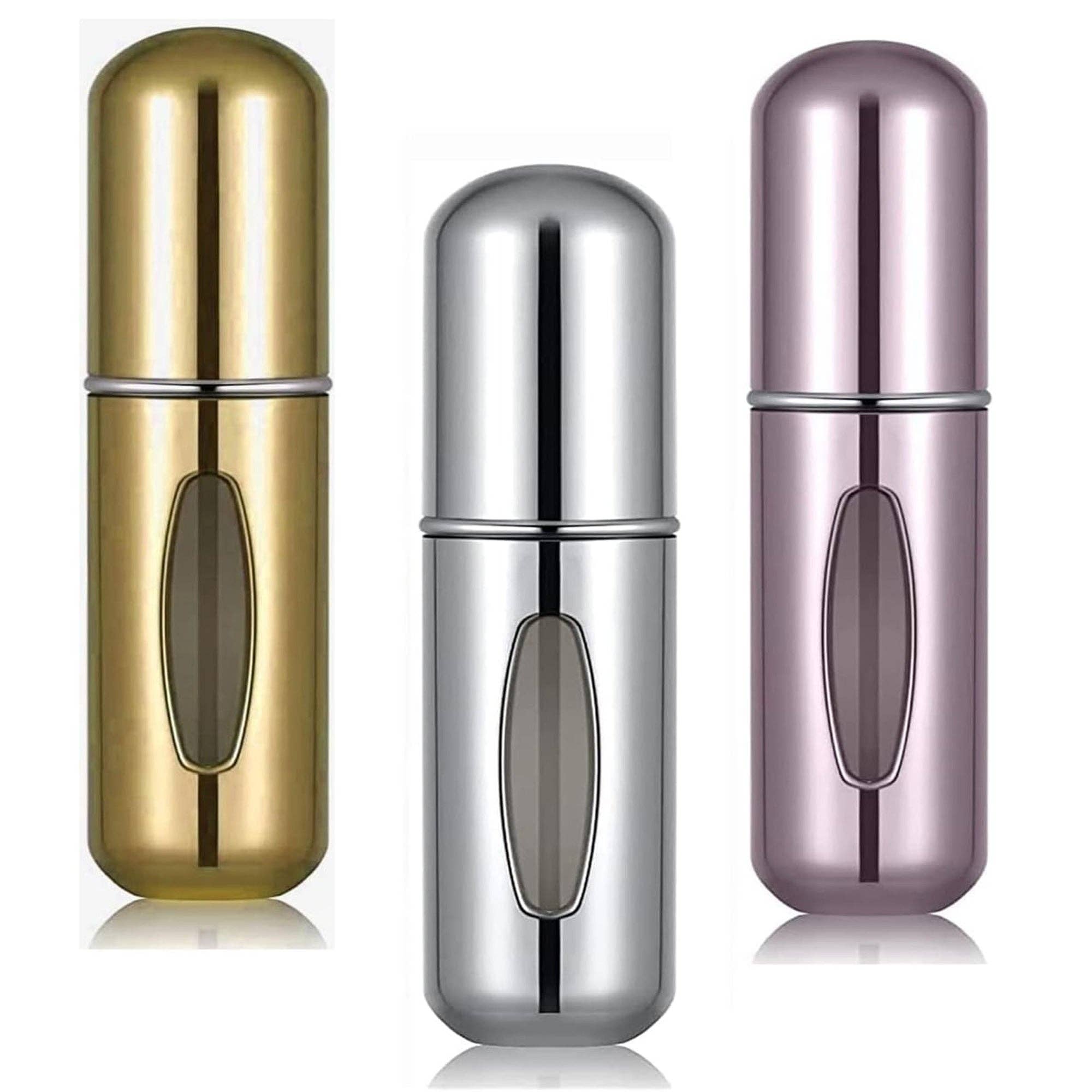 Vigor Path – wholesale Atomiser bottle – Portable Travel Perfume Bottle, 5 ml - Gold, Silver, Pink0