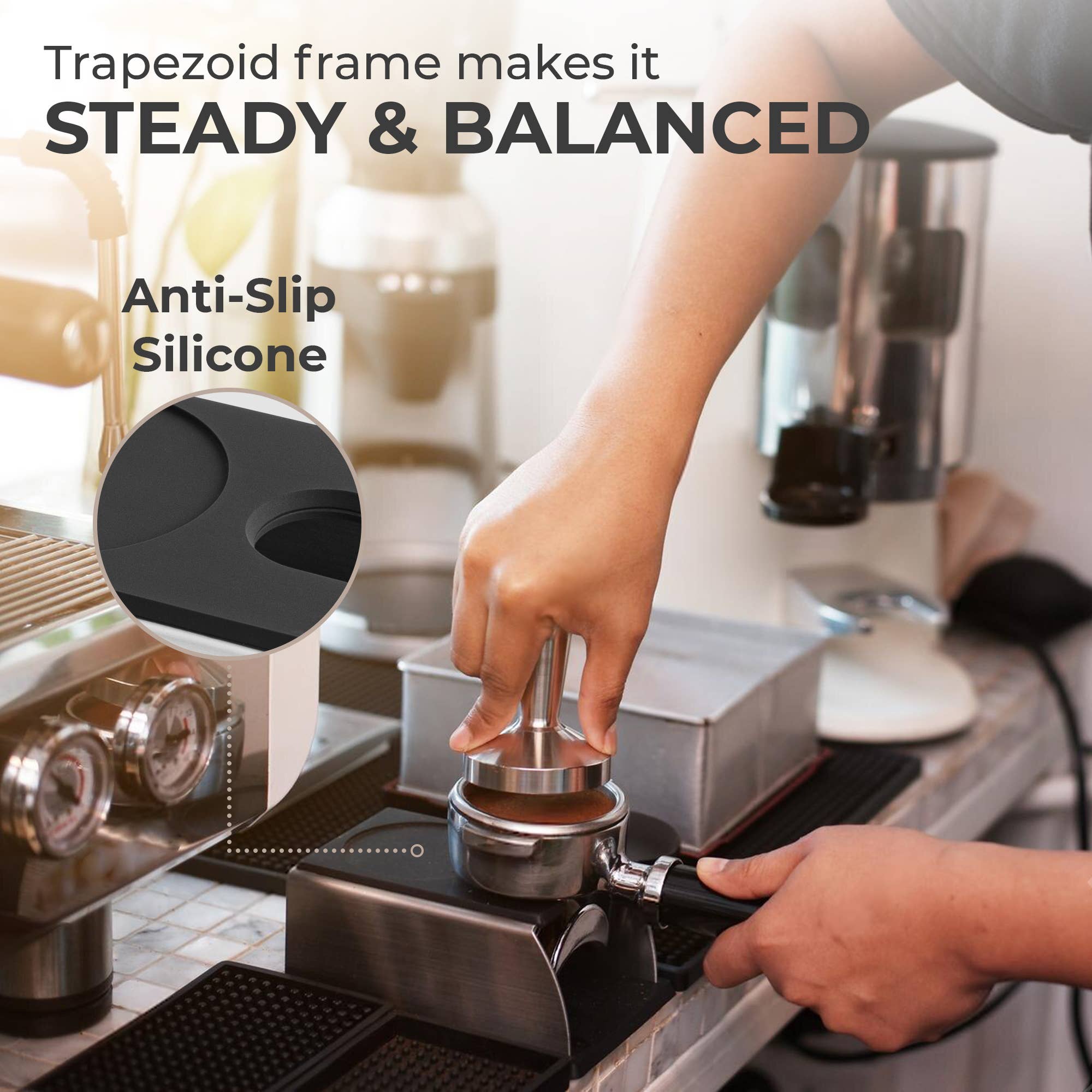 Kaffe - Wholesale Kitchen Tool/Gadget - Kaffe Espresso Premium Organizer,Tamper Holder, Portafilter3