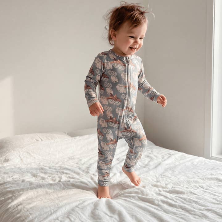 Top Gun Convertible Romper for wholesale by Sweet Bamboo