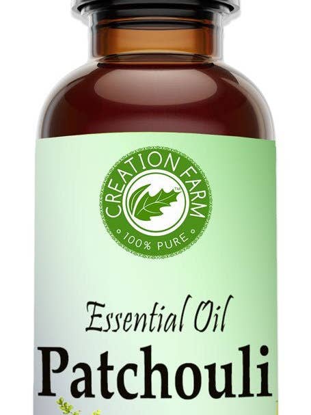 Olio Essenziale di Patchouli 2 Oz Formato Casa Ufficio 100 Percento Puro Creation Pharm per Salute e Benessere per la vendita all'ingrosso da parte di Creation Farm Inc