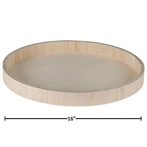 Hammont - Wholesale Serving Tray - Wooden Nested Serving Trays Five Piece Set Round1