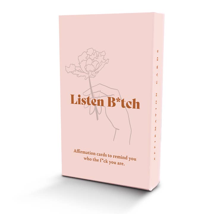 Listen Bitch - Wholesale Tarot Cards - Listen Bitch Affirmation Cards