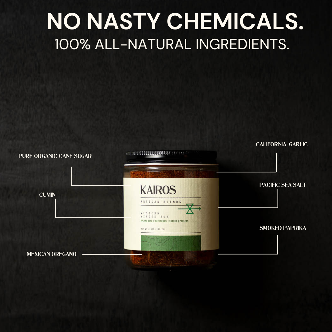 Kairos Artisan Blends - Wholesale Rub - Western Winged Rub2