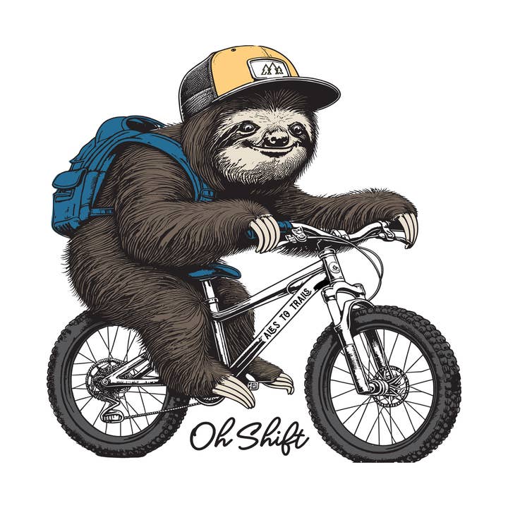 Oh Shift Decal for wholesale by Ales to Trails