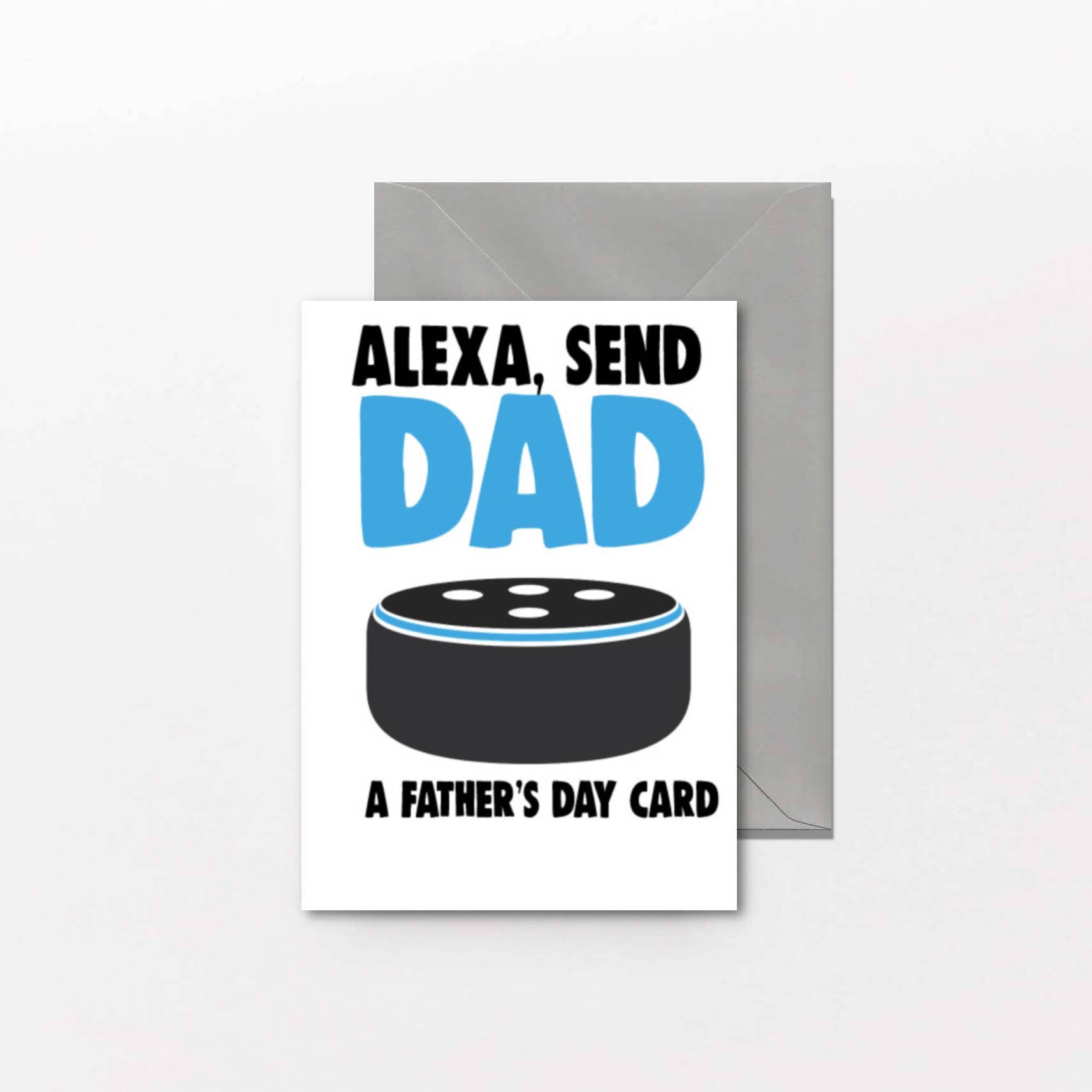 Cheeky Chops Cards & Wanky Candles - Venta al por mayor Tarjetas del Día del Padre - Tarjeta del día del padre Alexa envía a papá una tarjeta del día del padre - F88