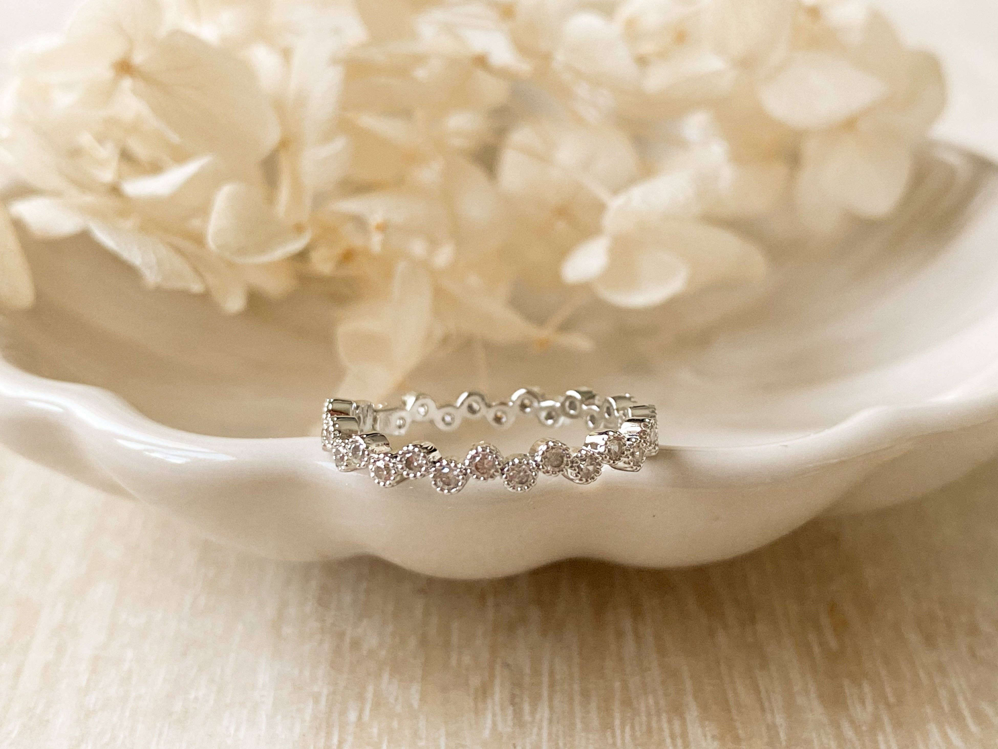 Agaveh girl - Vente Bague avec plusieurs pierres - Bague vintage en forme de pétoncles0