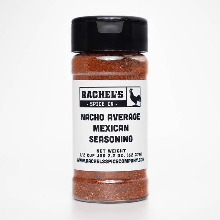 Tempero Mexicano Nacho Average - Frasco de 1/2 Chávena por atacado de Rachel's Spice Company