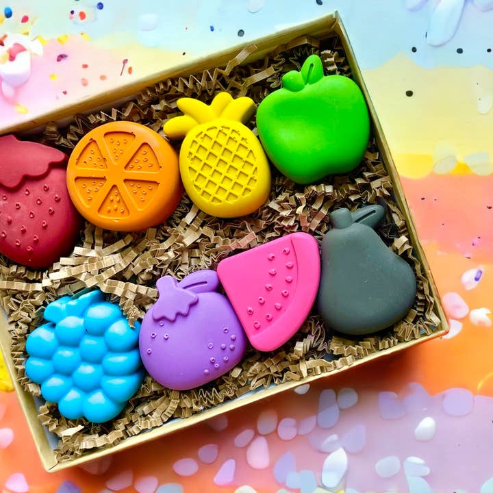 KagesKrayons - Wholesale Crayons – Child & baby - Fruit Crayons Deluxe Gift Box1